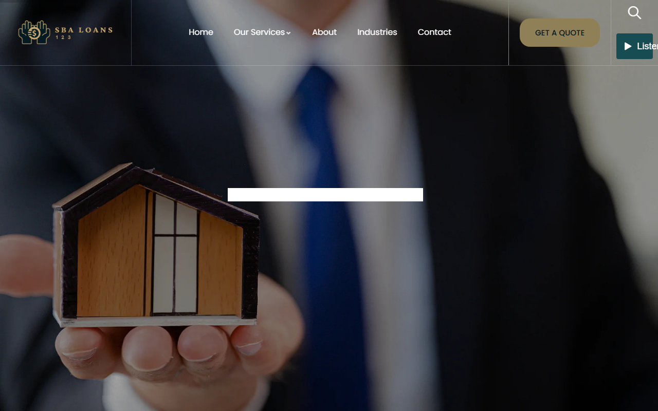 1800sbaloans.com screenshot