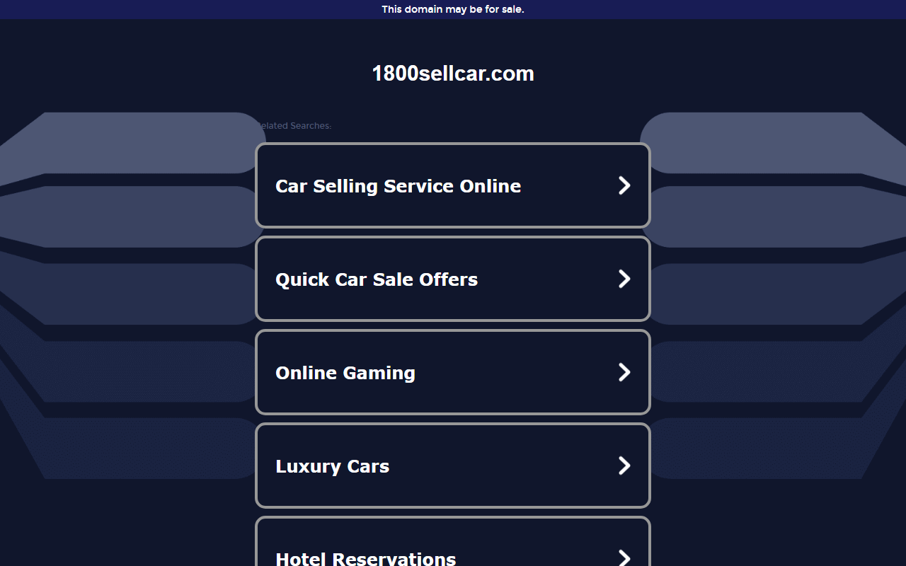 1800sellcar.com screenshot