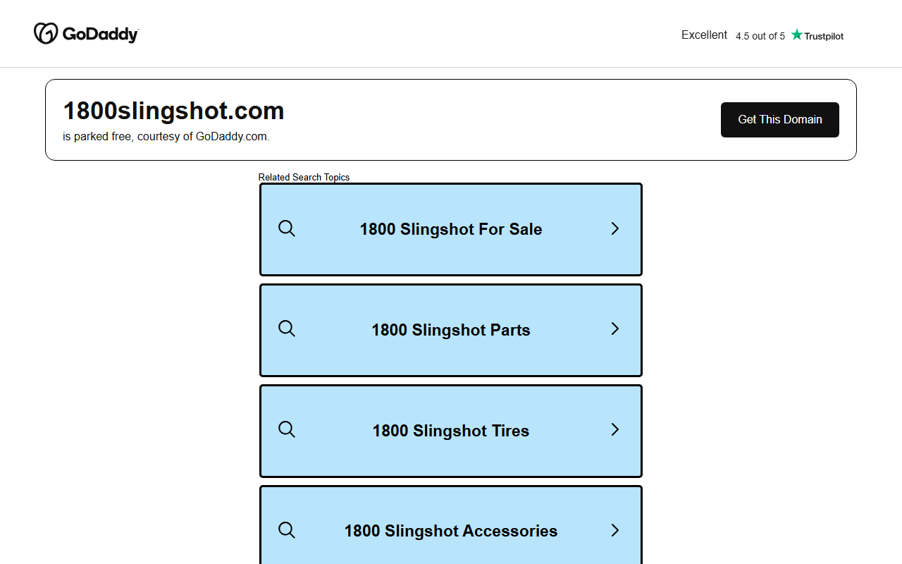 1800slingshot.com screenshot