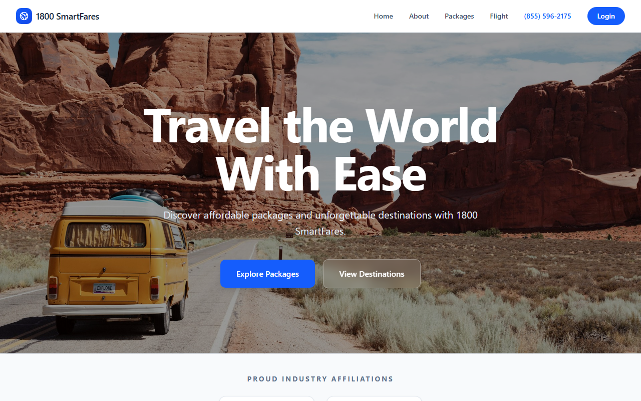 1800smartfares.com screenshot