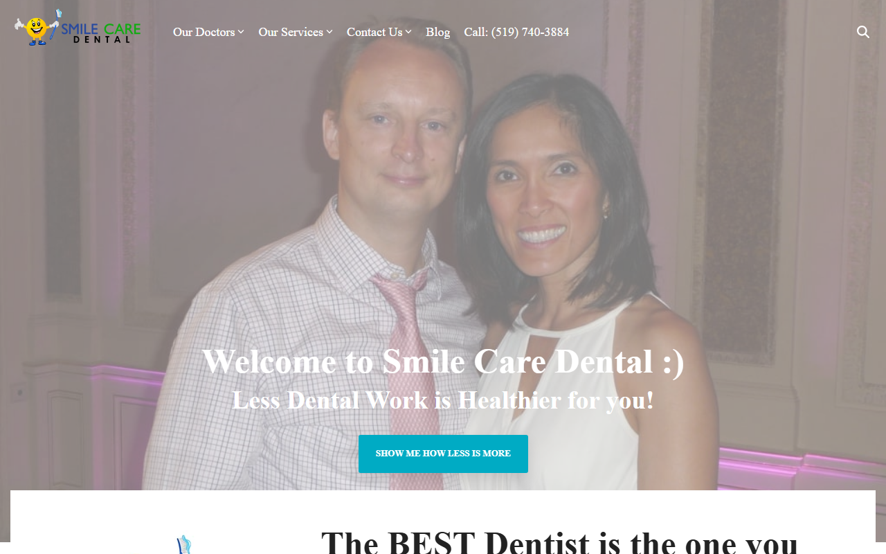 1800smiledr.com screenshot