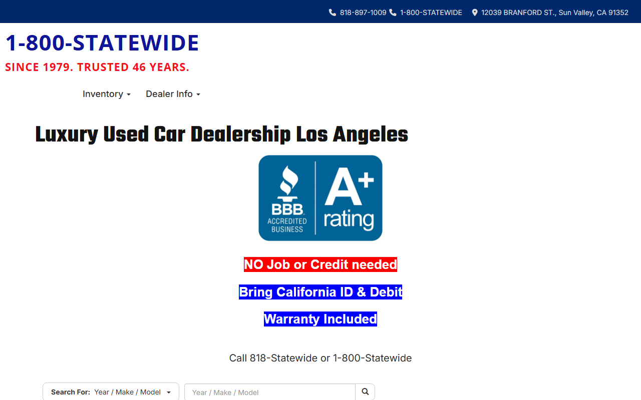 1800statewide.com screenshot