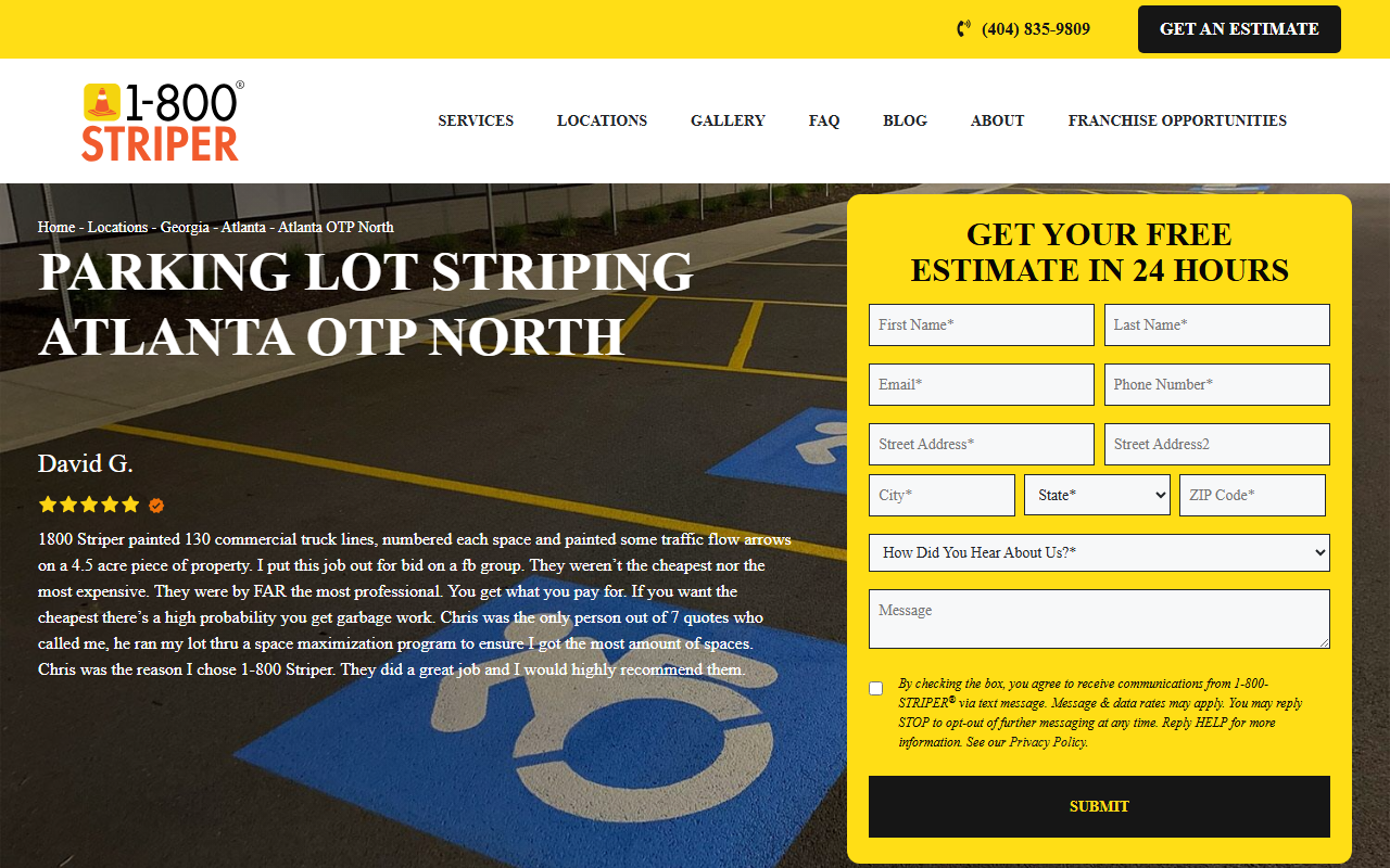 1800striperatl.com screenshot
