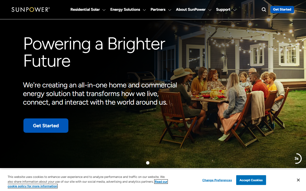 1800sunpower.com screenshot
