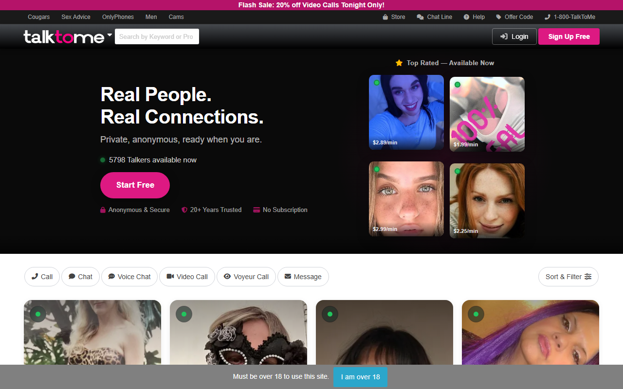 1800talk2me.com screenshot