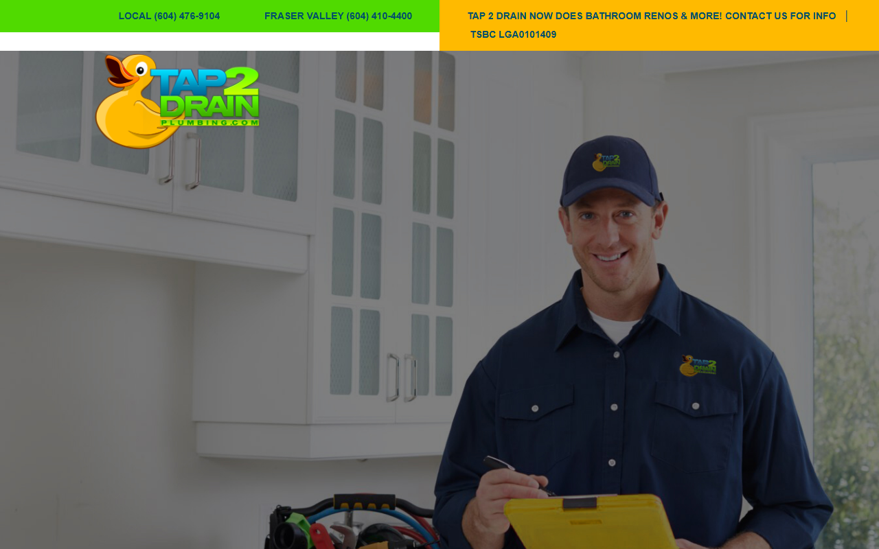 1800tap2drain.com screenshot