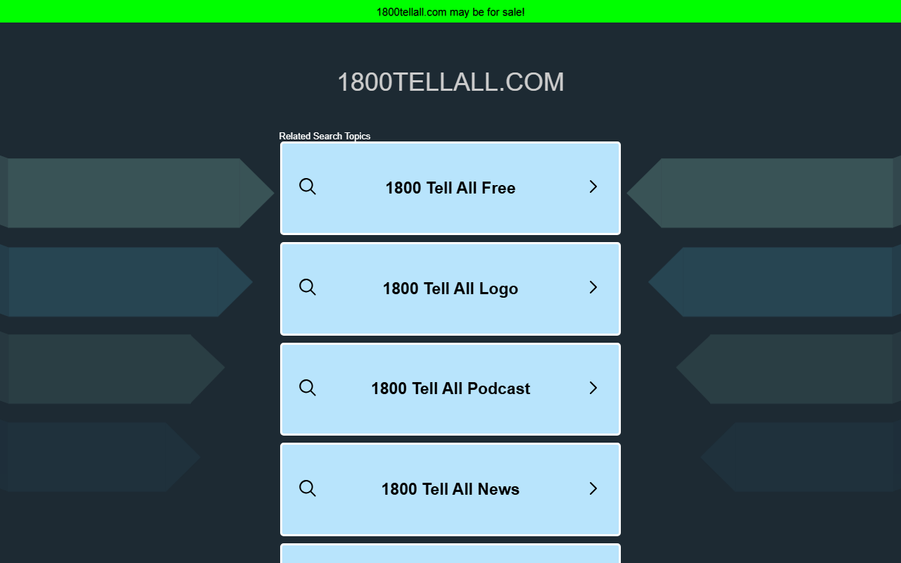 1800tellall.com screenshot