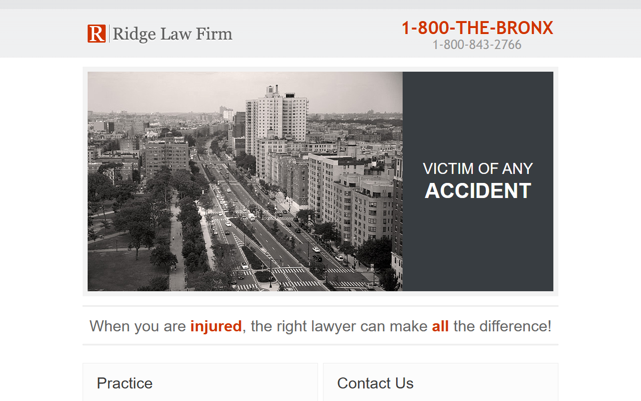 1800thebronx.com screenshot