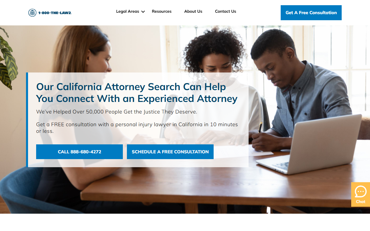 1800thelaw2.com screenshot