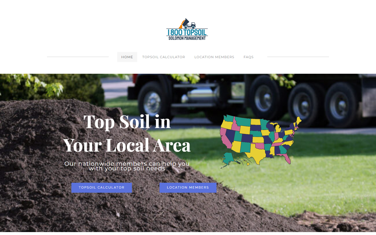 1800topsoil.com screenshot