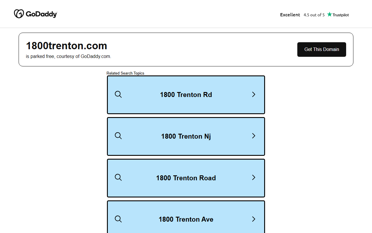 1800trenton.com screenshot