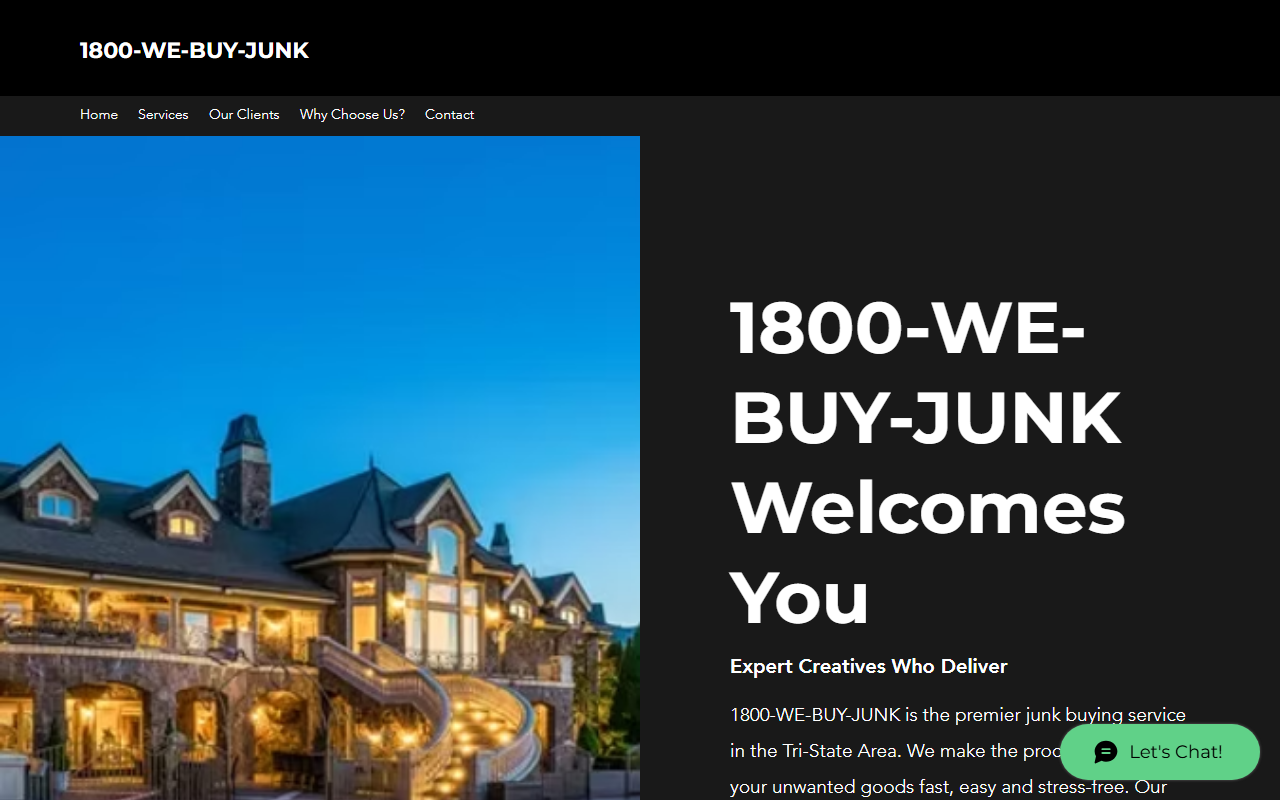 1800webuyjunk.com screenshot