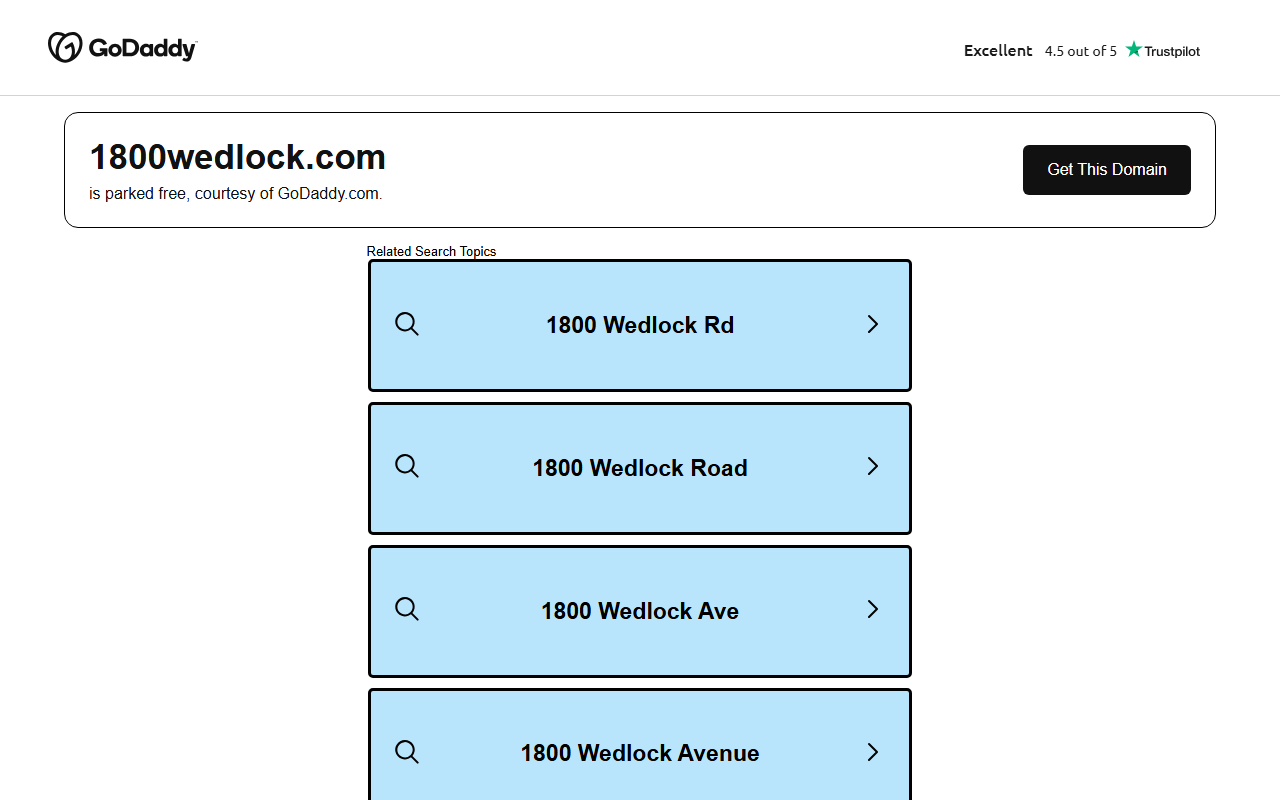 1800wedlock.com screenshot