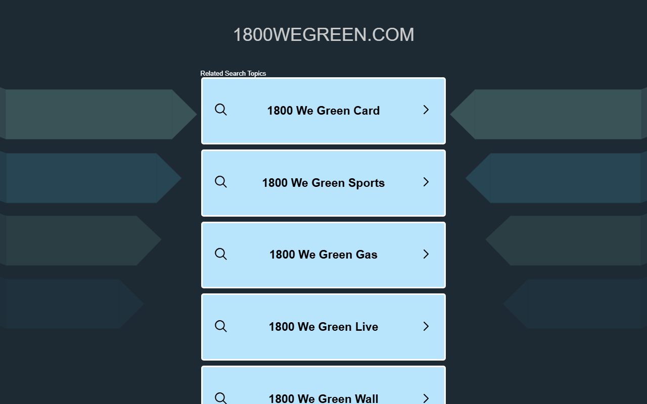 1800wegreen.com screenshot