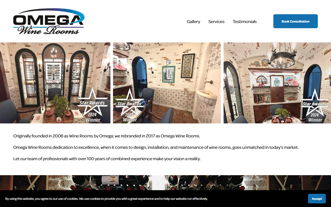 1800winerooms.com screenshot