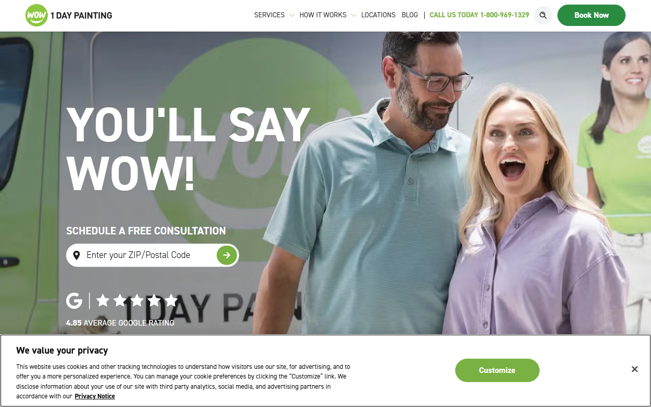 1800wowoneday.com screenshot