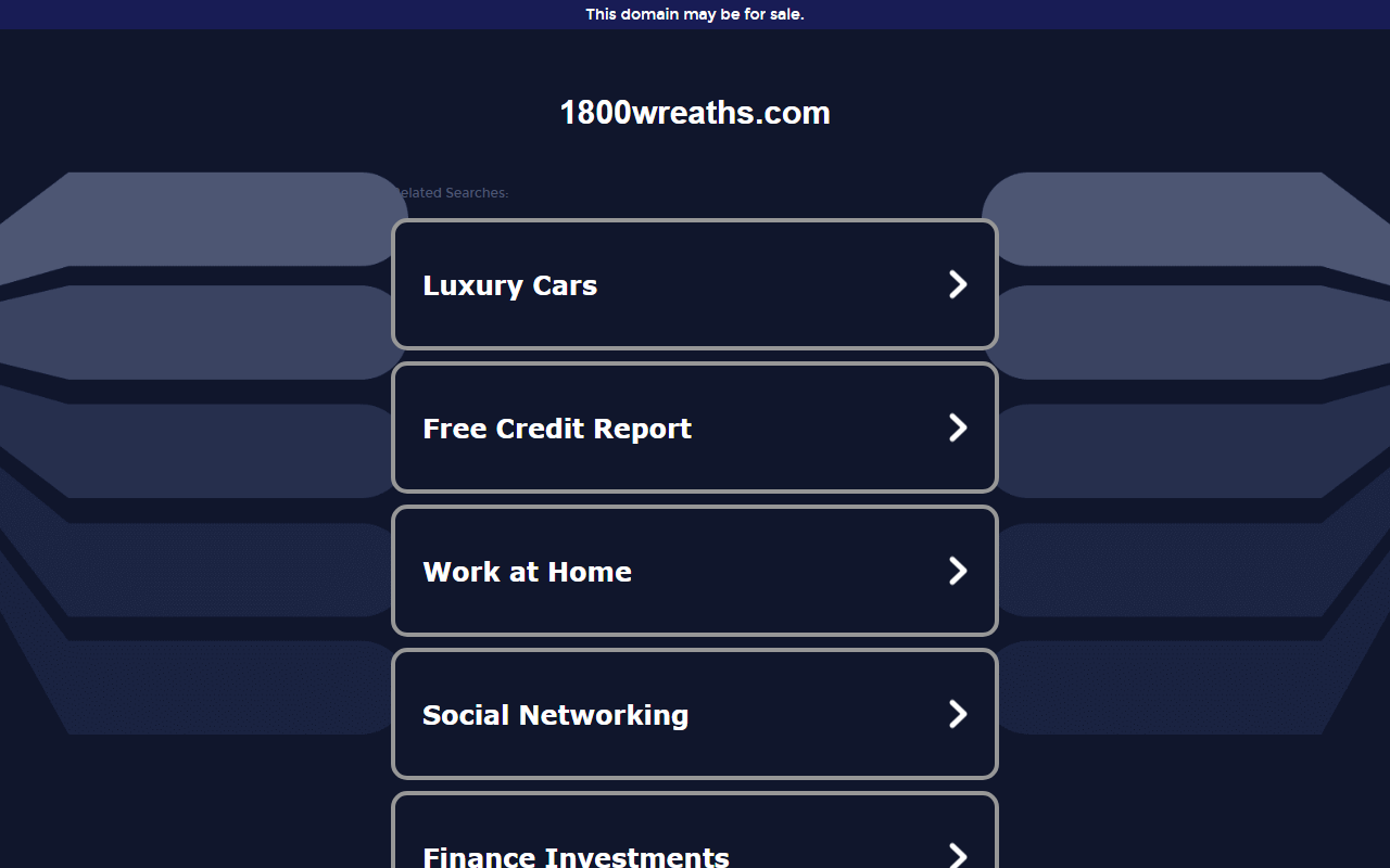 1800wreaths.com screenshot