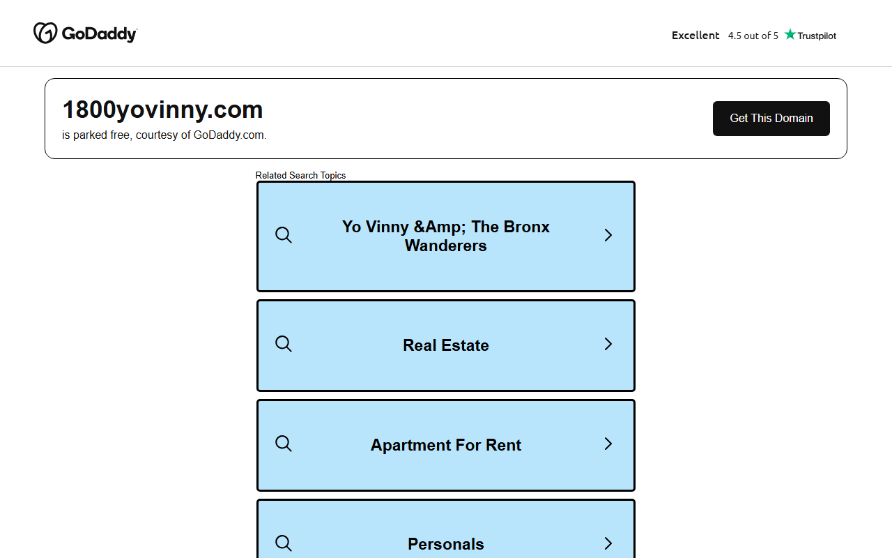 1800yovinny.com screenshot