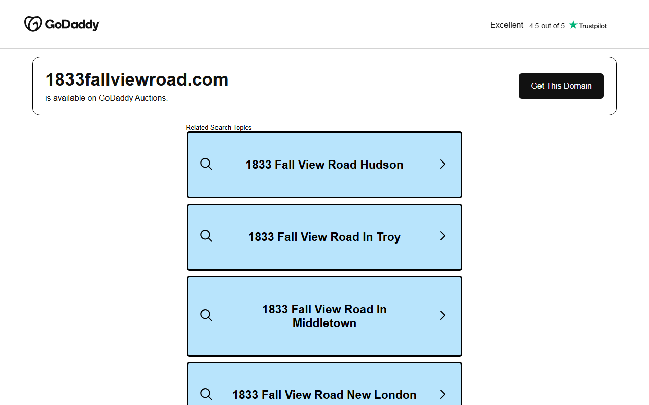 1833fallviewroad.com screenshot