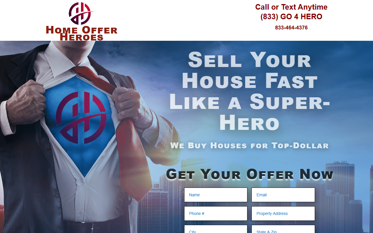 1833go4hero.com screenshot