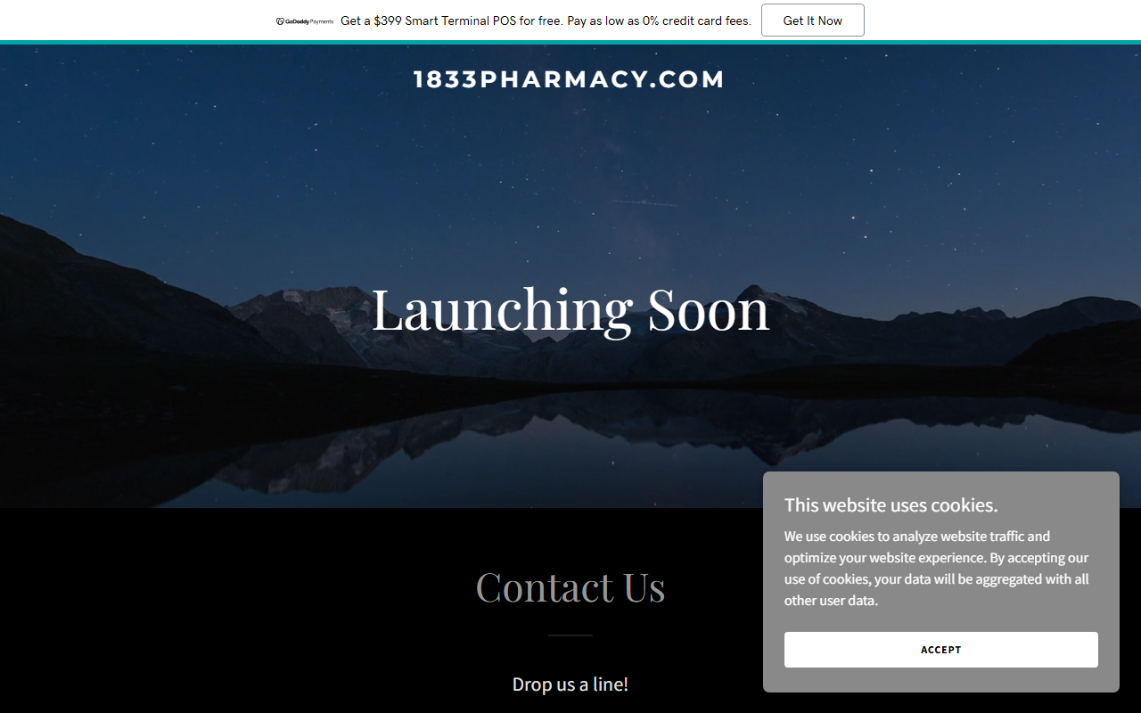 1833pharmacy.com screenshot