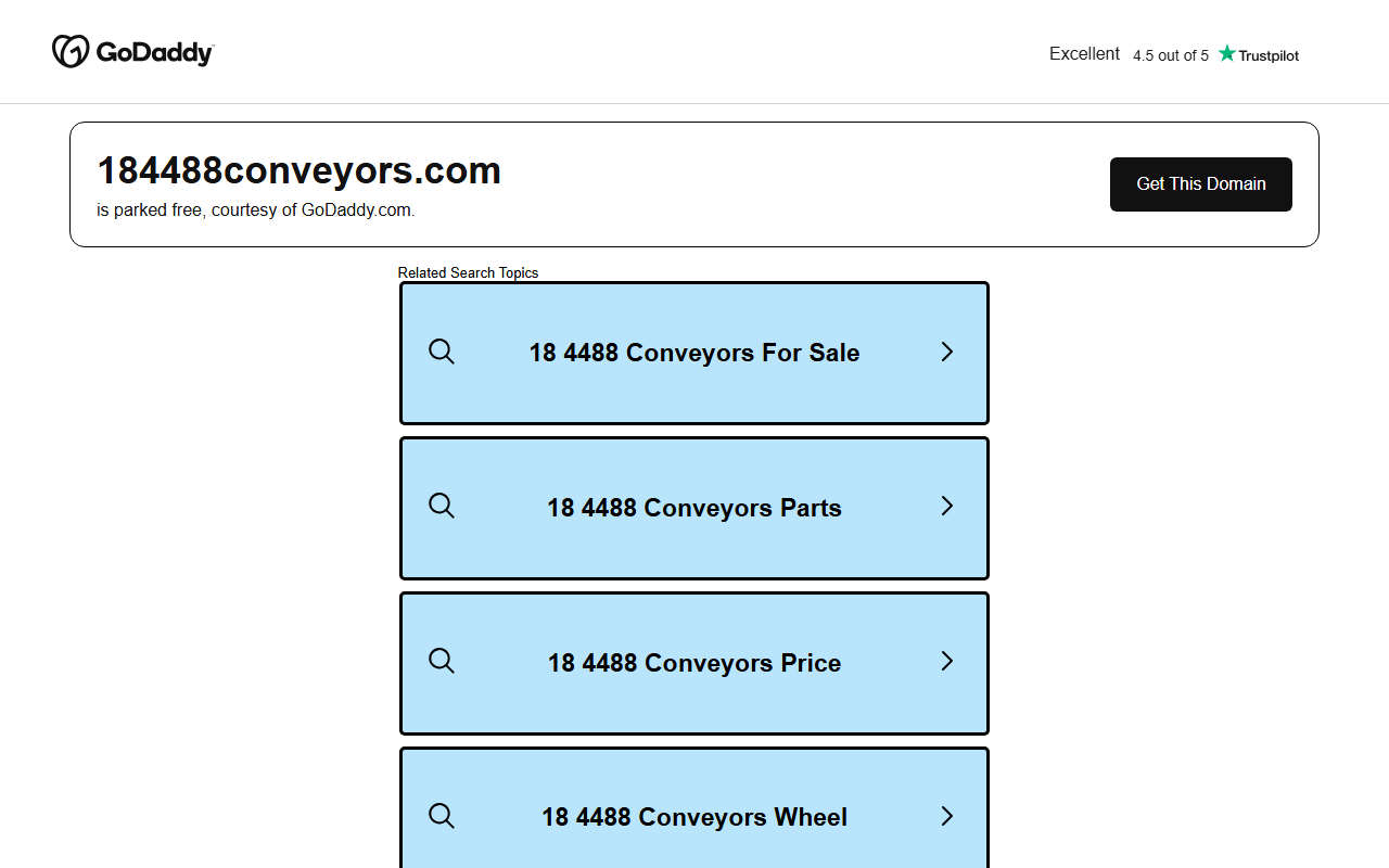 184488conveyors.com screenshot
