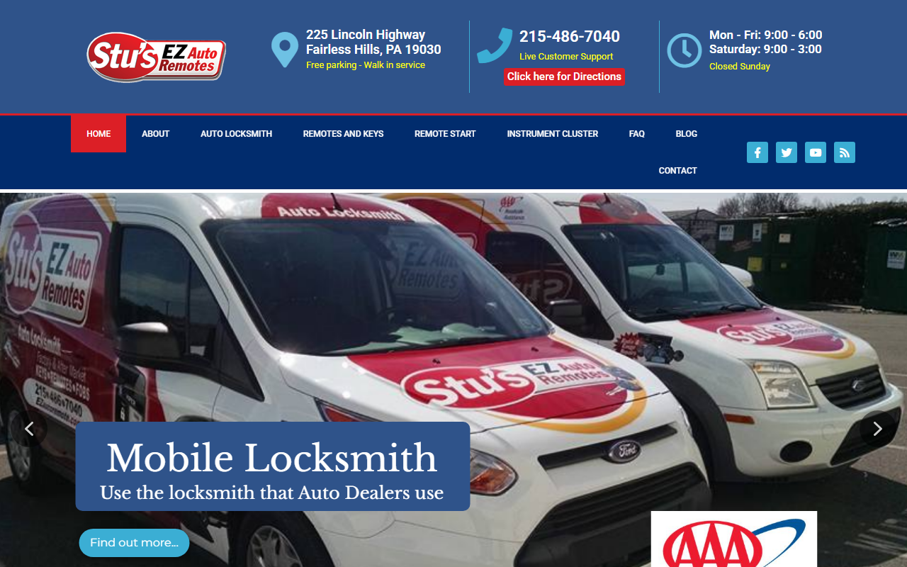 1844carkeys.com screenshot