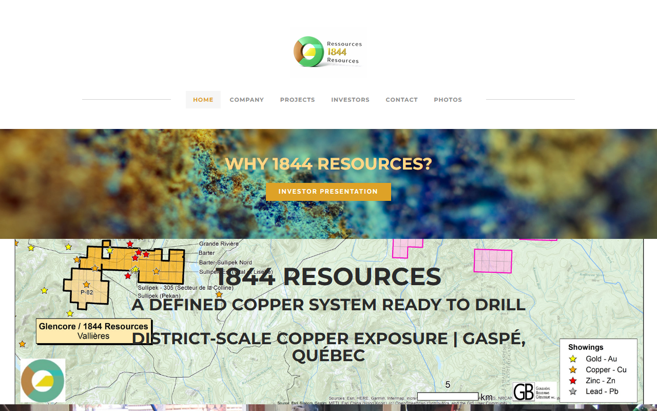 1844exploration.com screenshot