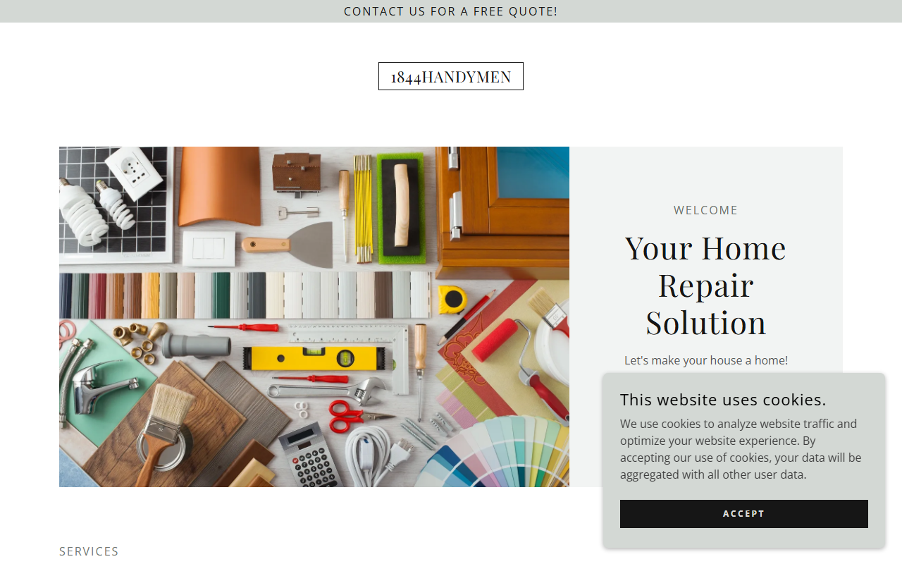 1844handymen.com screenshot