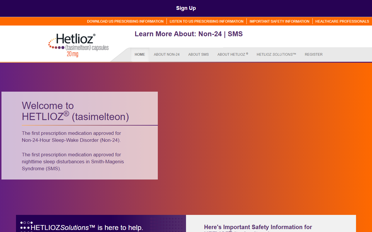 1844hetlioz.com screenshot