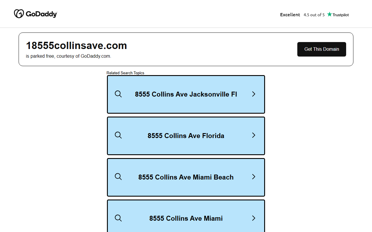 18555collinsave.com screenshot
