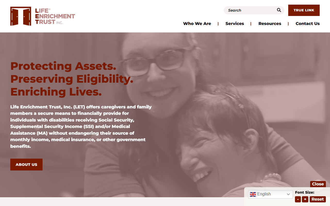1855eztrust.com screenshot
