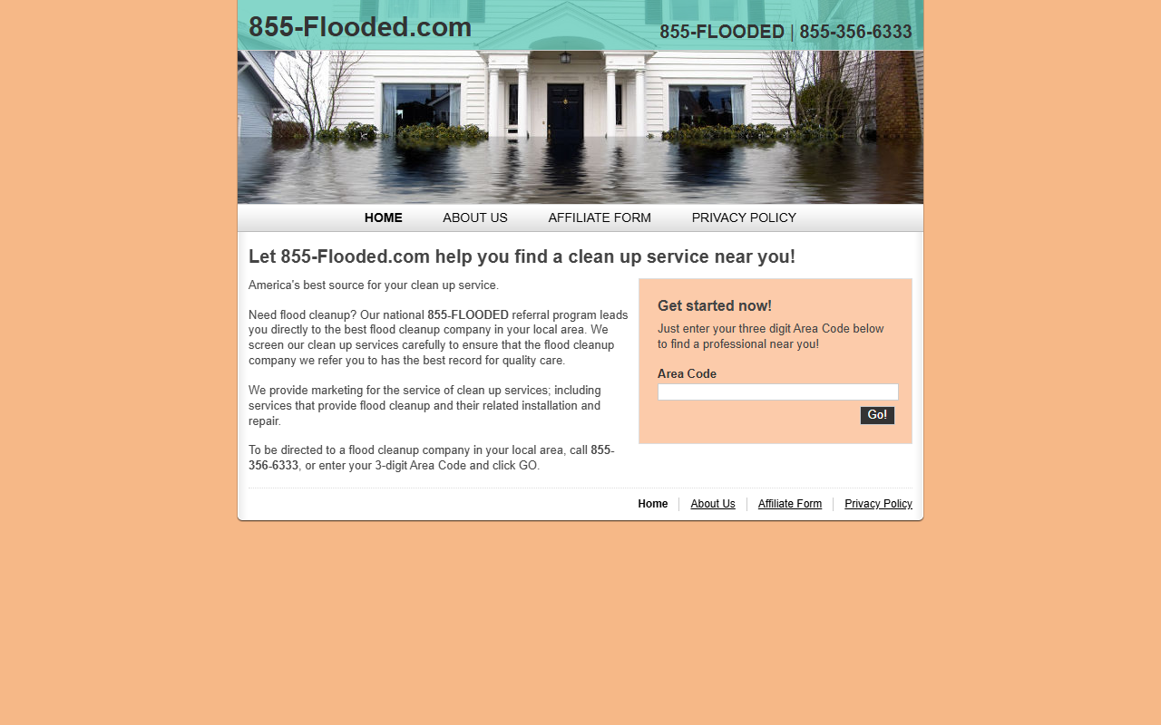 1855flooded.com screenshot