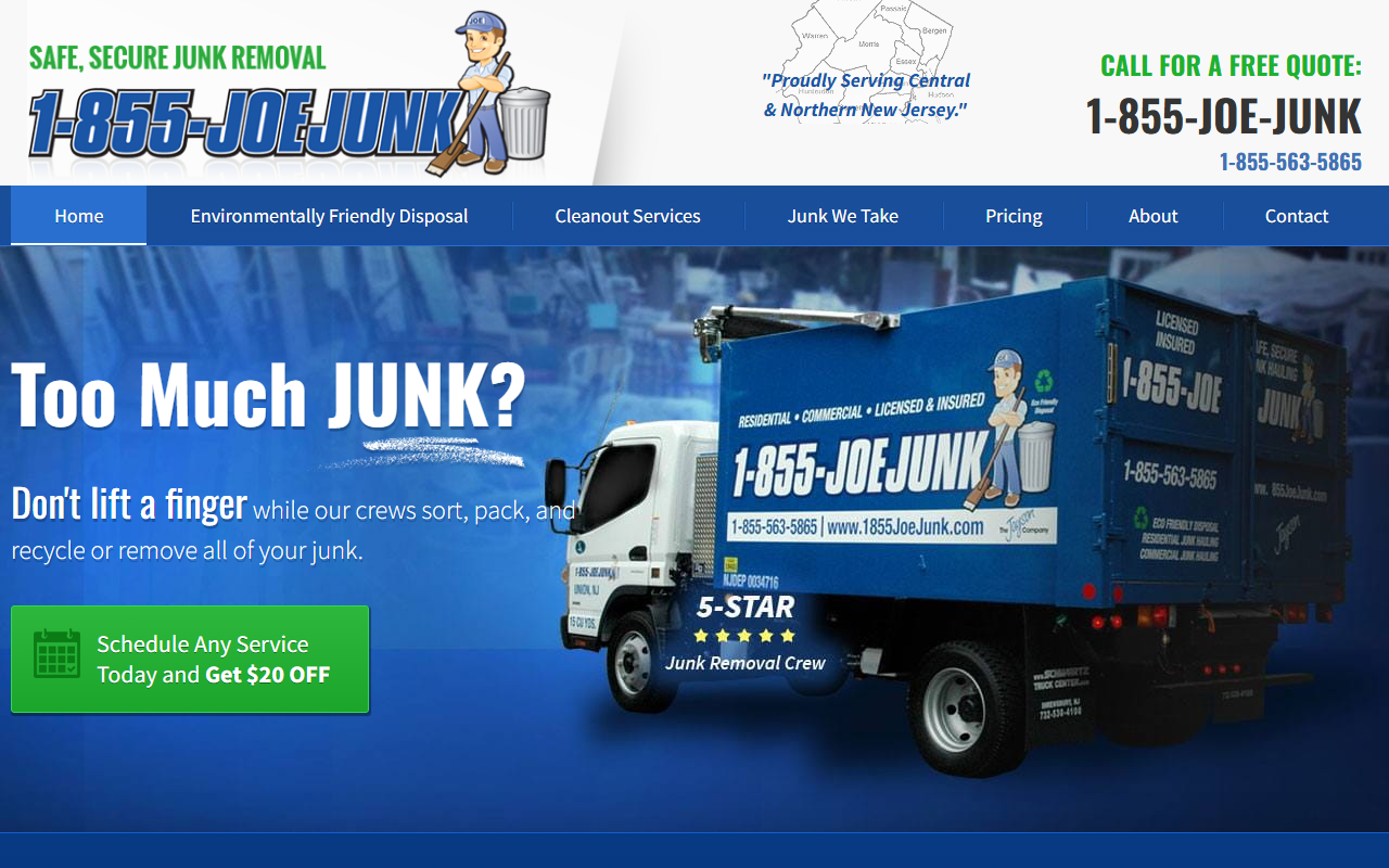 1855joejunk.com screenshot