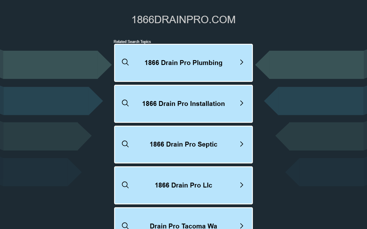 1866drainpro.com screenshot