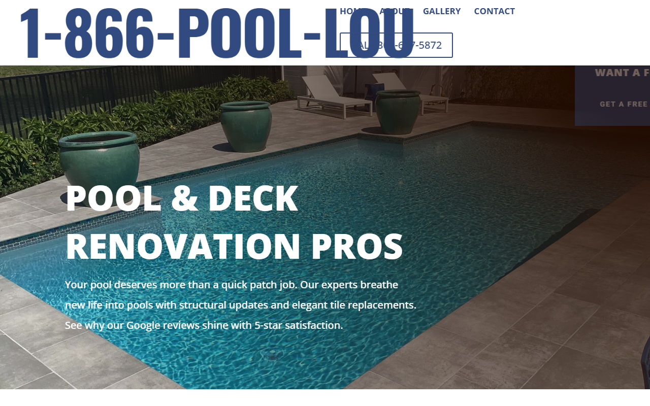 1866poollou.com screenshot