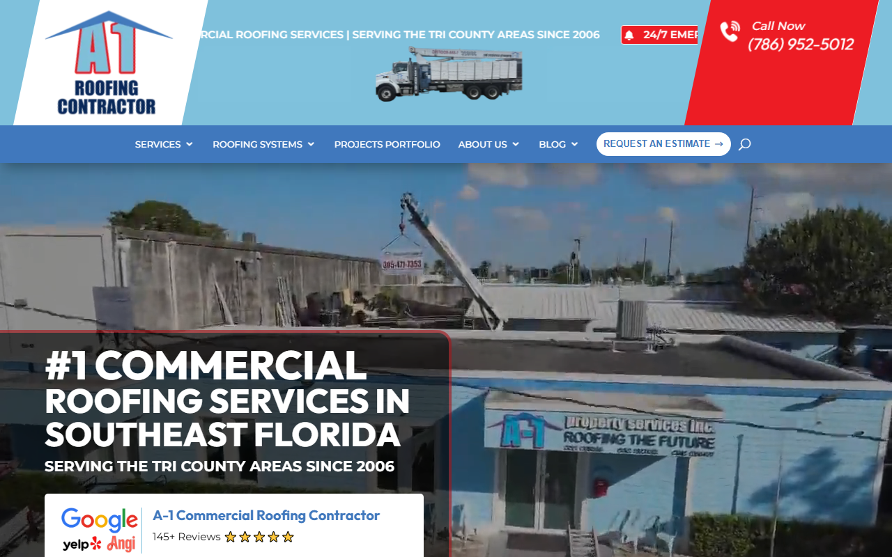 1866roofing.com screenshot