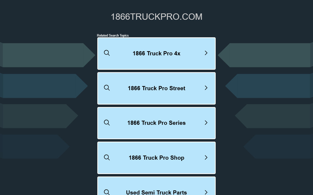 1866truckpro.com screenshot