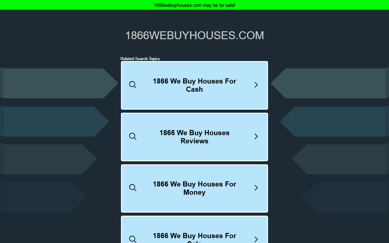 1866webuyhouses.com screenshot