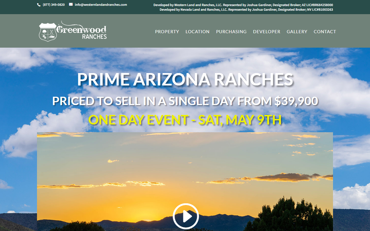 1877azranch.com screenshot