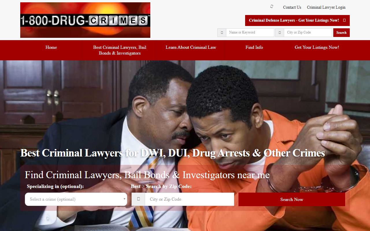 1877drugcrimes.com screenshot