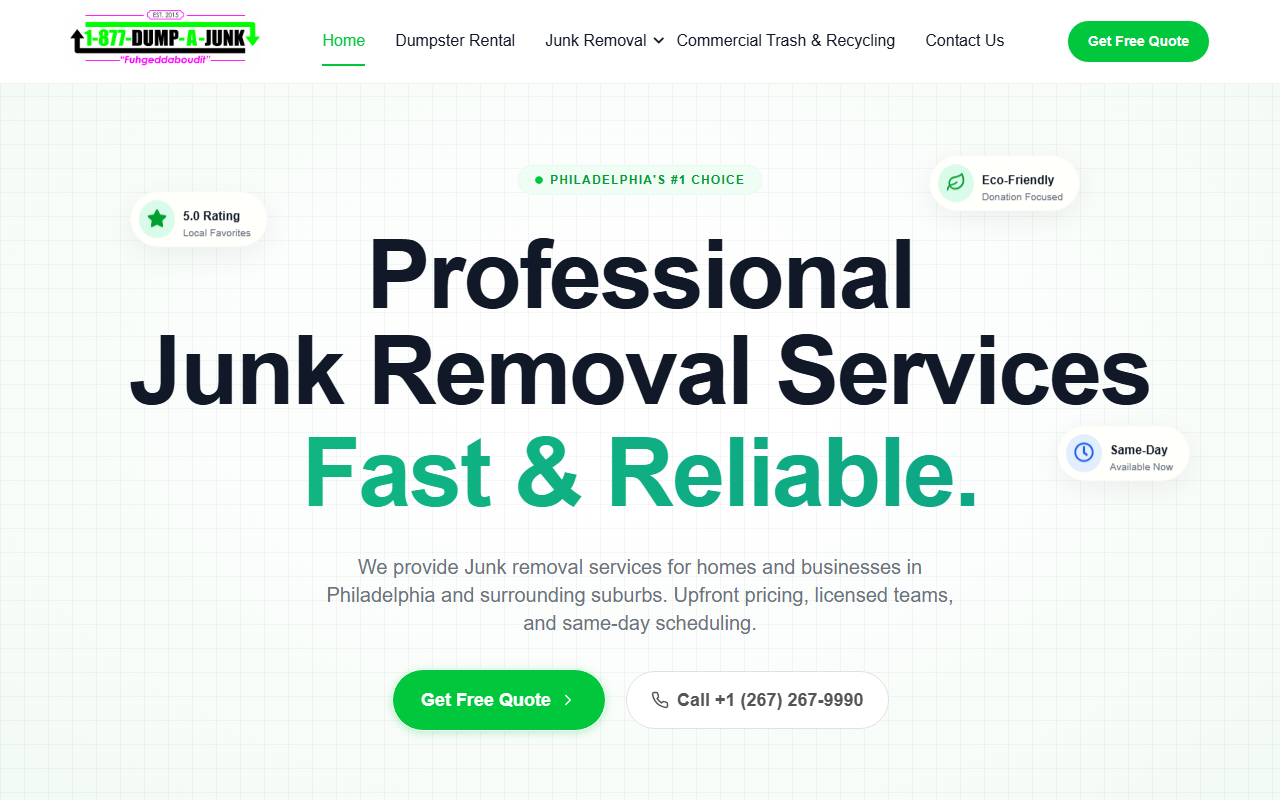 1877dumpajunk.com screenshot
