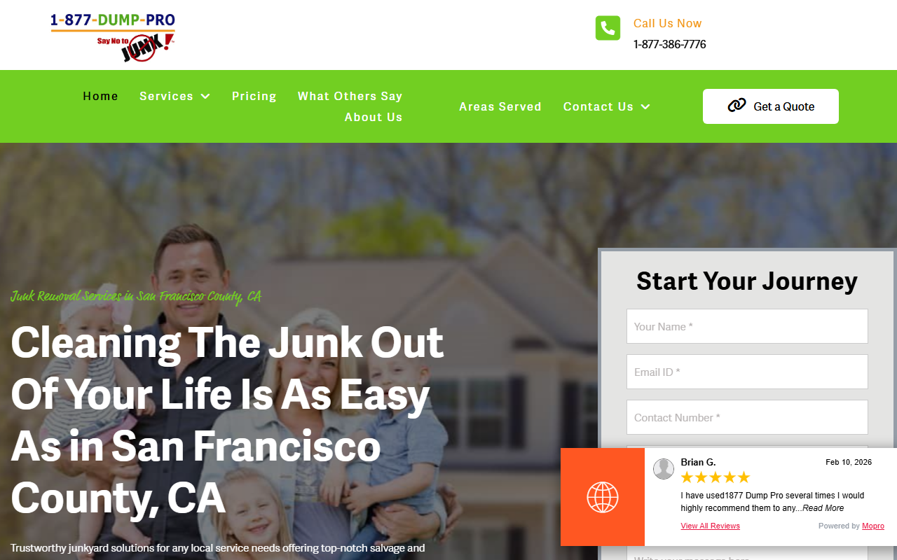 1877dumppro.com screenshot