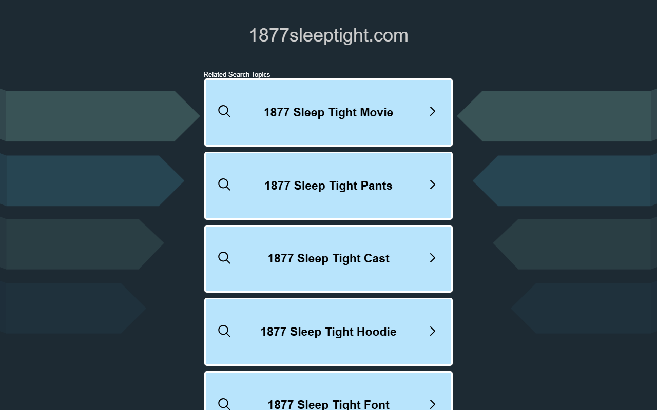 1877sleeptight.com screenshot