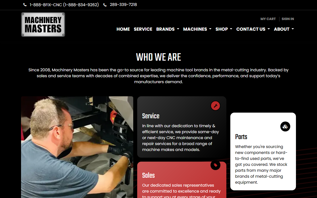 18888fixcnc.com screenshot