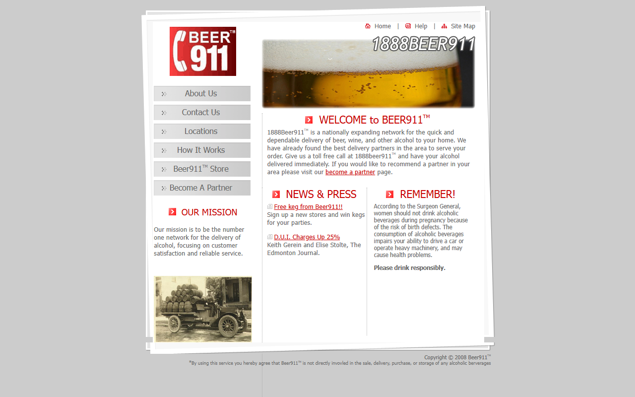 1888beer911.com screenshot