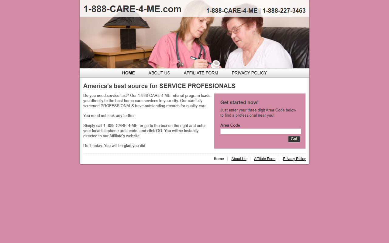 1888care4me.com screenshot