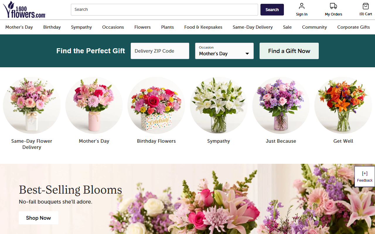 1888flowerz.com screenshot