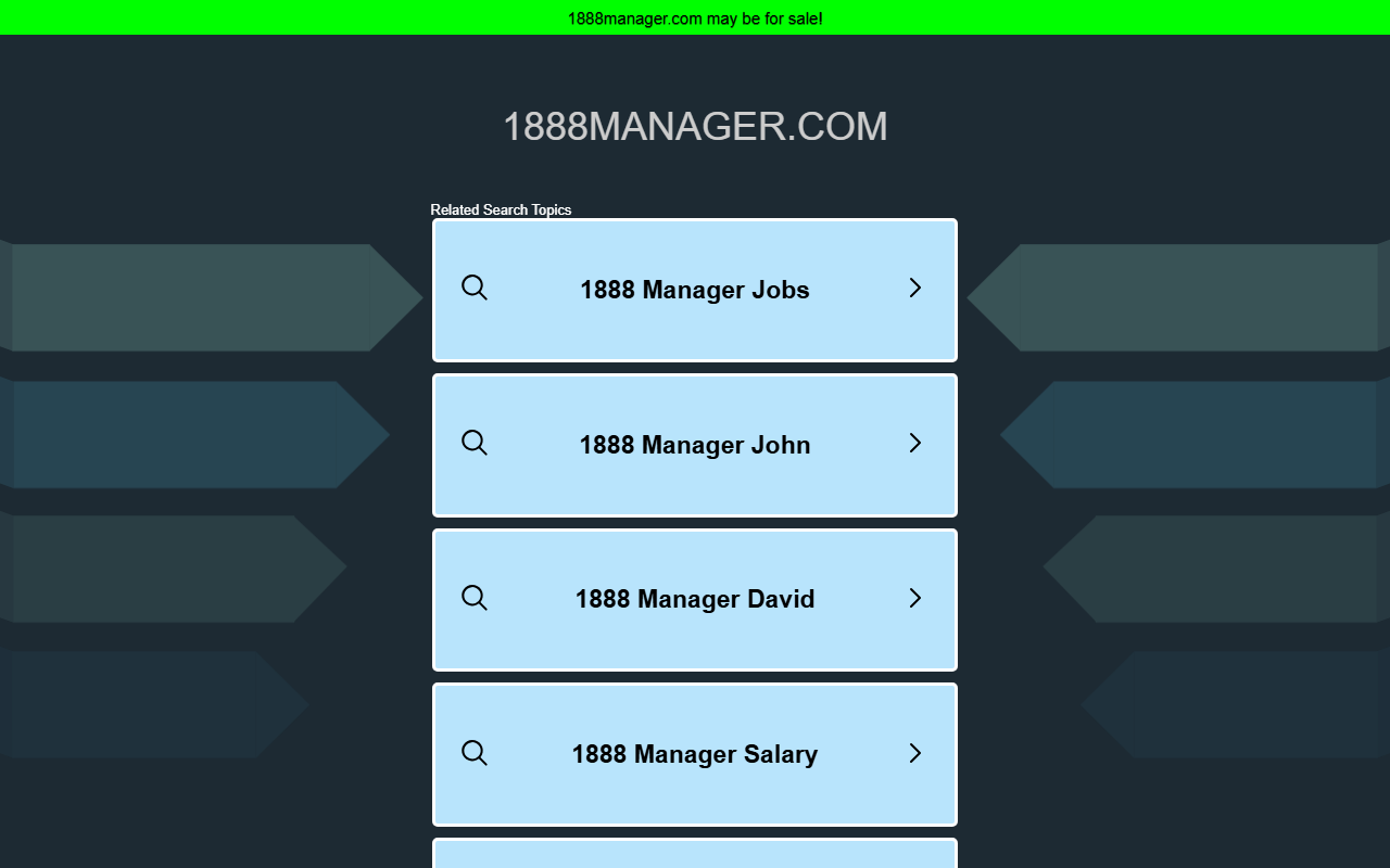 1888manager.com screenshot