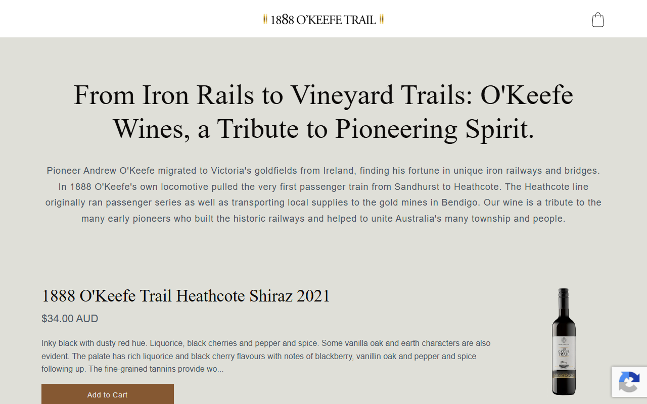 1888okeefetrail.com screenshot